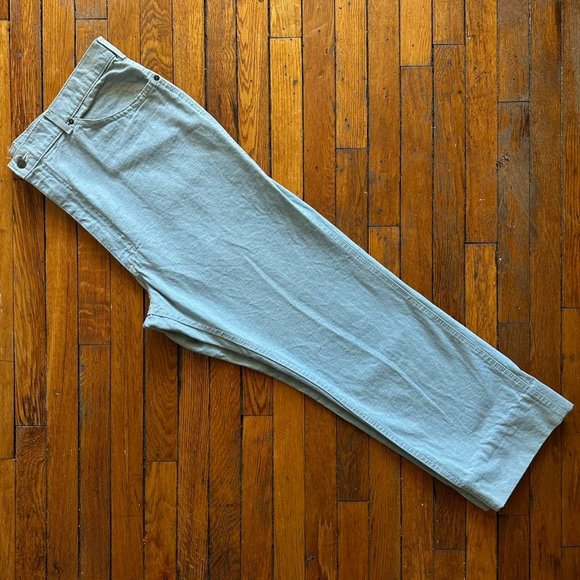 Vintage 80s LEE Union Made in‎ USA Men's Light Blue Denim Straight Leg Jeans - Picture 6 of 8